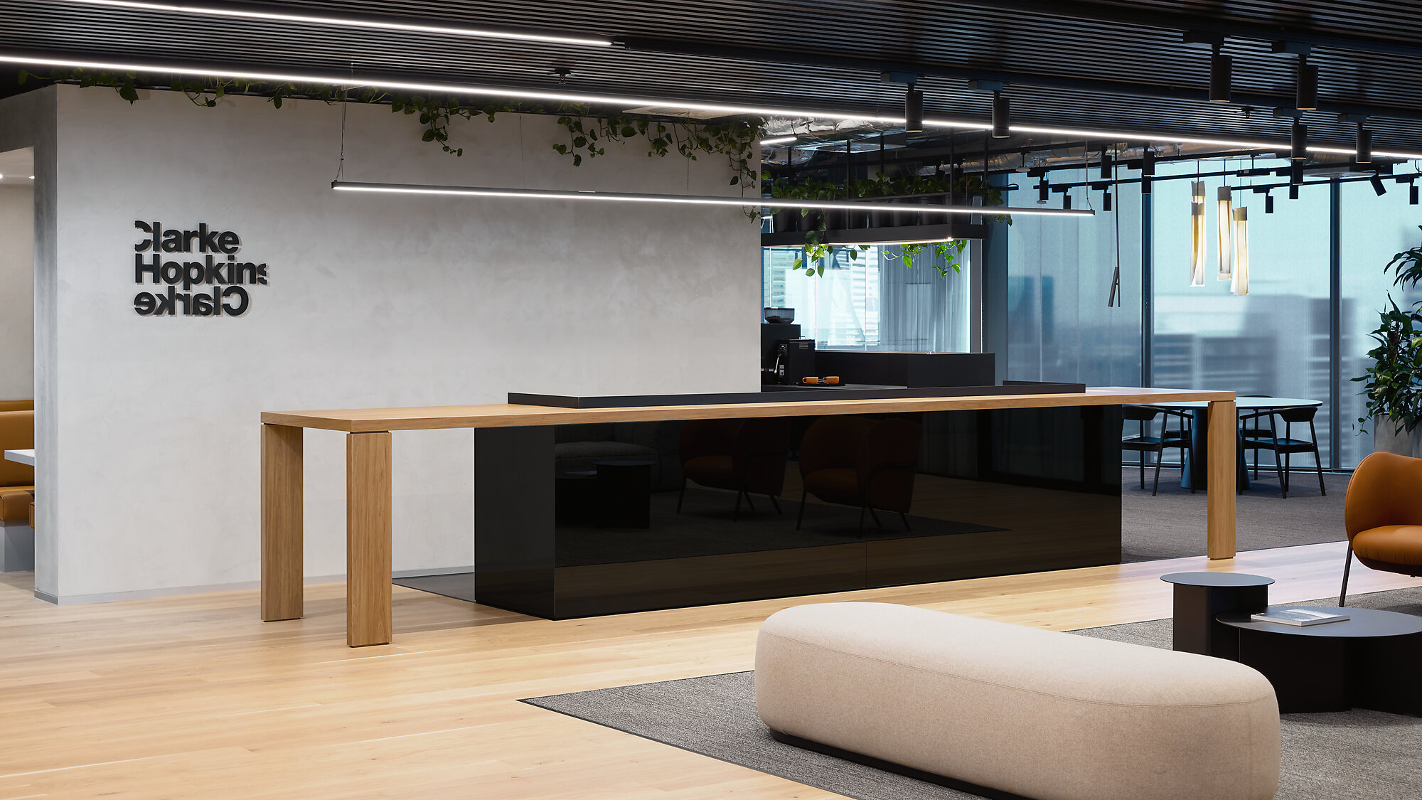 Interior photograph of ClarkeHopkinsClarke Architects’ Studio by Peter Marko